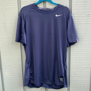 NIKE PRO DriFit Fitted XL Royal Blue Mens Shirt